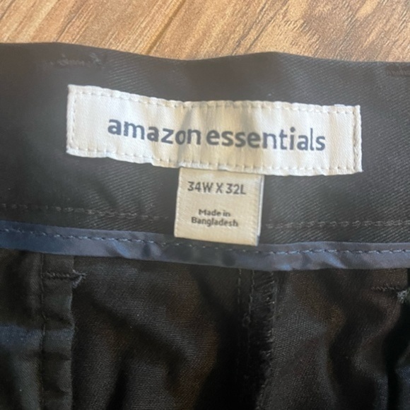 Men's Classic Fit Wrinkle-Resistant Suit Pants Flat Front Dress Pants sz 34 x 32 - Picture 6 of 6